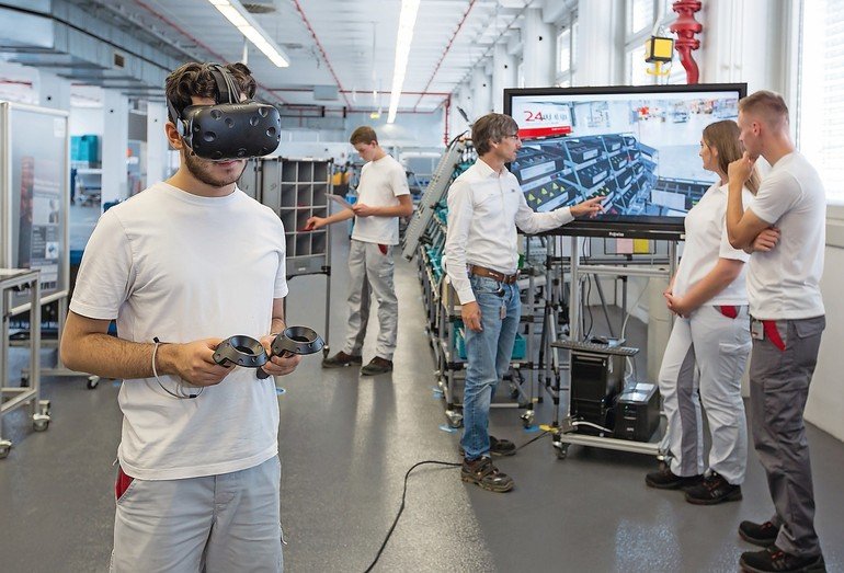 VR-Training bei Audi