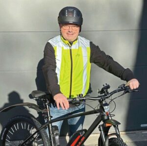 Wenn es wärmer wird, will Alexander Jaun das E-Bike auf dem Arbeitsweg testen