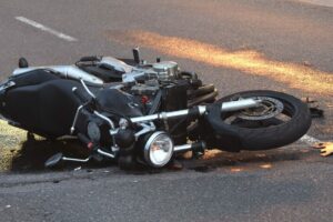 Arbeitsunfall mit Motorrad