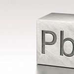 Lead_cube_with_Pb_Plumbum_mark,_rendered_model_at_metal_plane